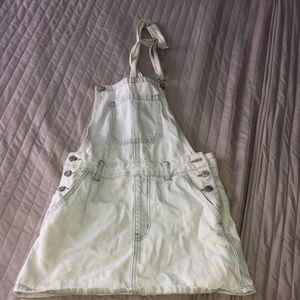 Denim Blue Overalls Skirt